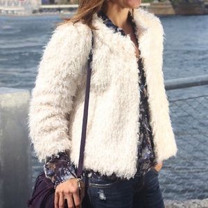 cAbi Furry Furry Plush Ivory Jacket #3024